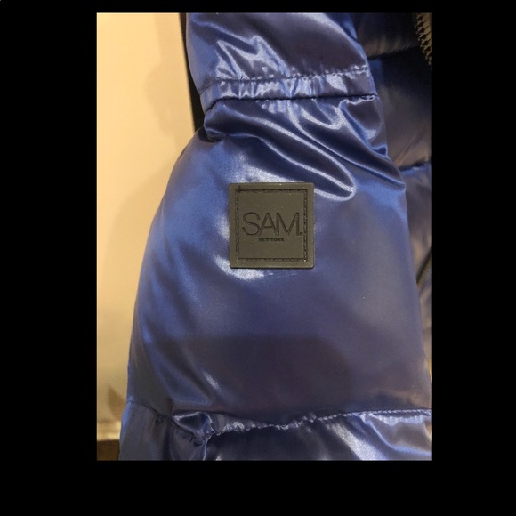 Women’s SAM Freestyle Down Jacket, Size S, Blue - Picture 4 of 13